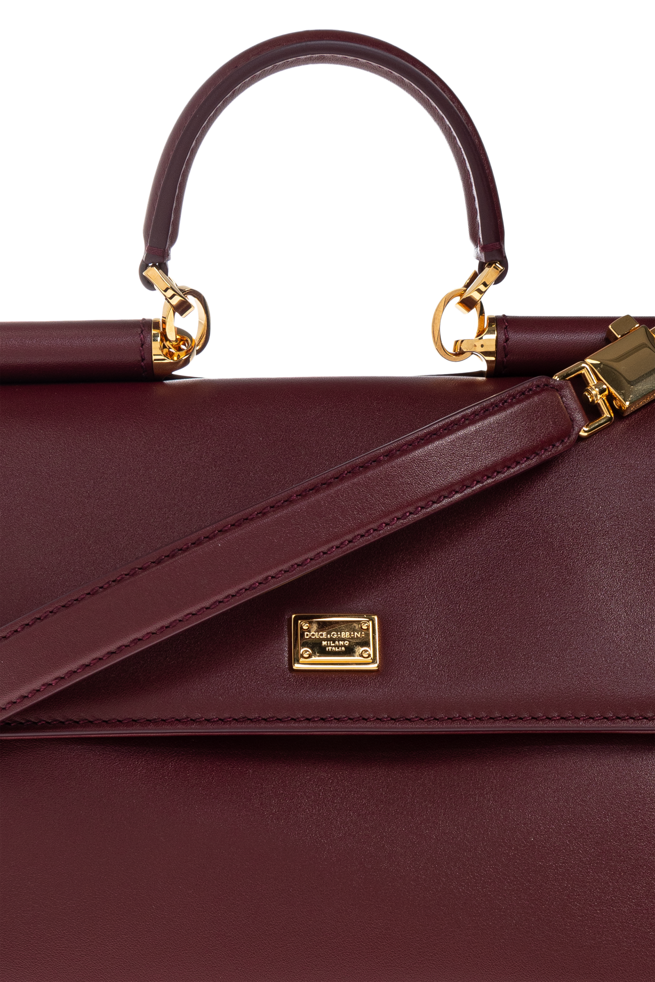 Burgundy Handbag `My Sicily` Dolce & Gabbana - Vitkac France